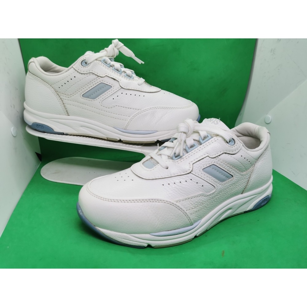 SAS Tour Sneaker Shoes Womens Size 9 WW Extra Wide White Leather Comfort Walk